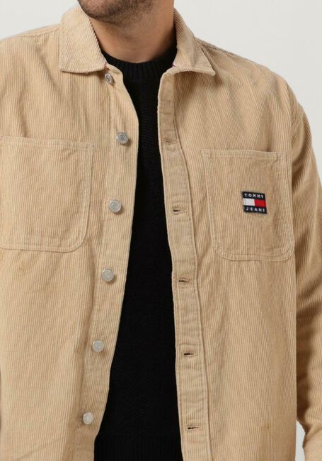 Beige TOMMY JEANS Overshirt TJM CHUNKY CORD OVERSHIRT - large