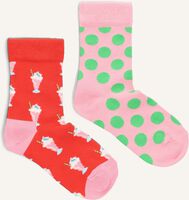 Roze HAPPY SOCKS Sokken 2-PACK KIDS MILKSHAKE Roze HAPPY SOCKS Sokken 2-PACK KIDS MILKSHAKE - medium