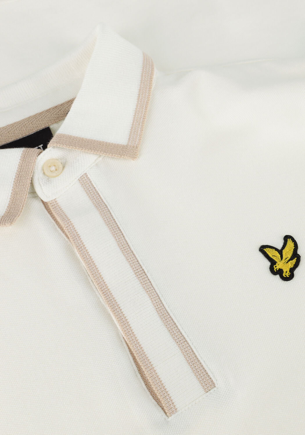 Grijze LYLE & SCOTT Polo CONCEALED PLACKET POLO SHIRT - large