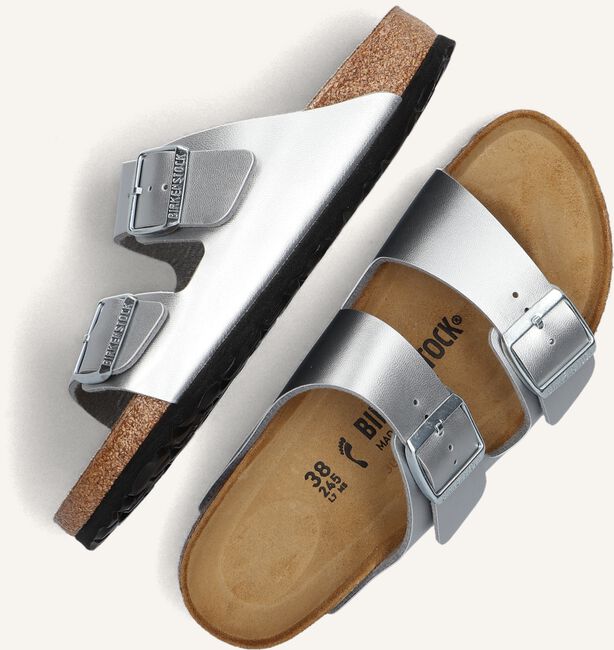 Zilveren BIRKENSTOCK Slippers ARIZONA DAMES Zilveren BIRKENSTOCK Slippers ARIZONA DAMES - large