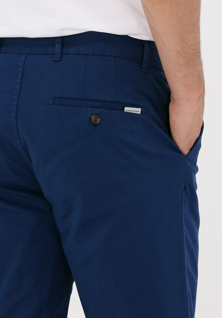 Donkerblauwe SCOTCH & SODA Korte broek STUART GARMENT-DYED PIMA COTTON-BLEND SHORT - large