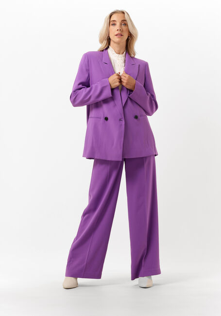 Paarse CO'COUTURE Pantalon NEW FLASH WIDE PANT - large