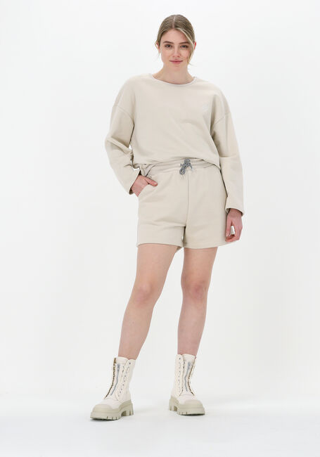 Beige JUST FEMALE Korte broek PAISLEY SWEAT SHORTS - large