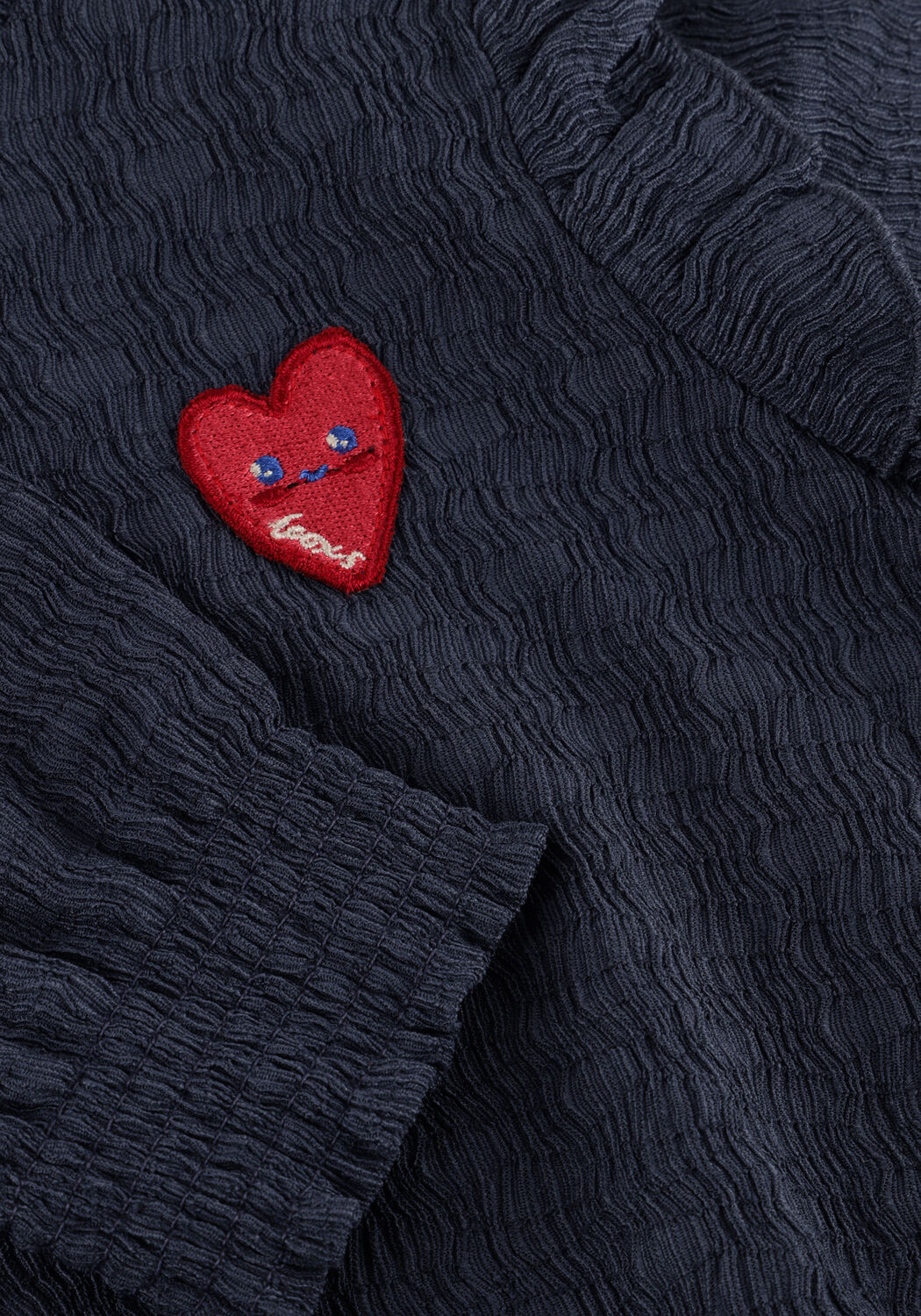 Donkerblauwe LOOXS Little Mini jurk 2532-7842 - large