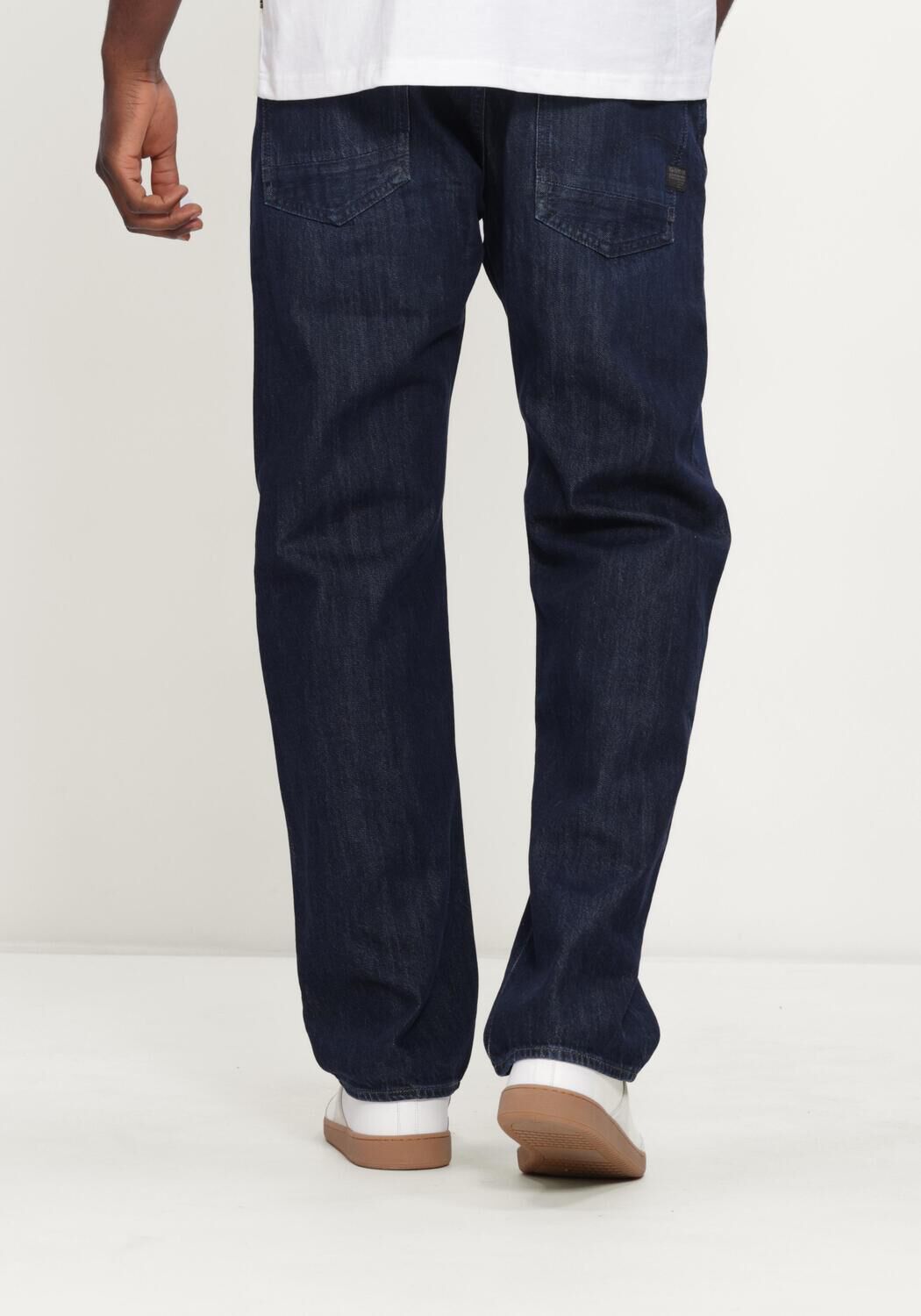 Donkerblauwe G-STAR RAW Straight leg jeans DAKOTA REGULAR STRAIGHT - large