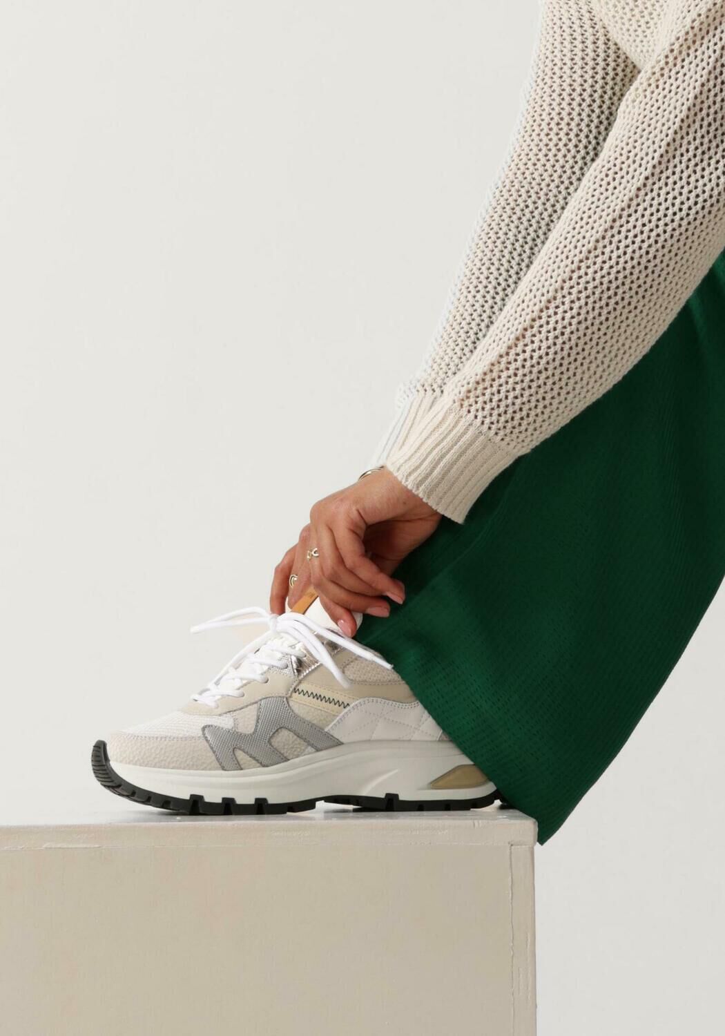 Beige VIA VAI Lage sneakers LIZ FINLEY - large