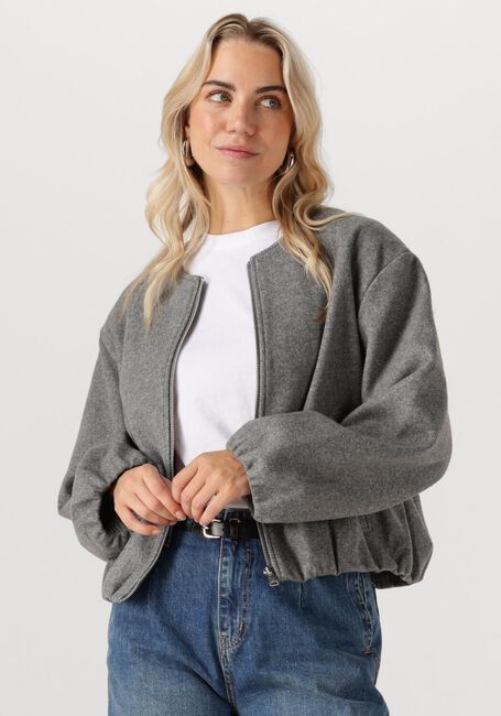 Grijze WITHBLACK Jack WBLKENNEDY BOMBER JACKET - large