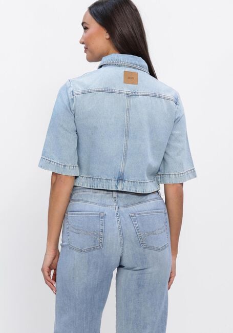 Lichtblauwe LIU JO Blouses CAMICA M/C TENCEL - large