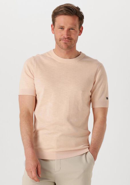 Lichtroze CAST IRON T-shirt COTTON BLEND SLUB - large