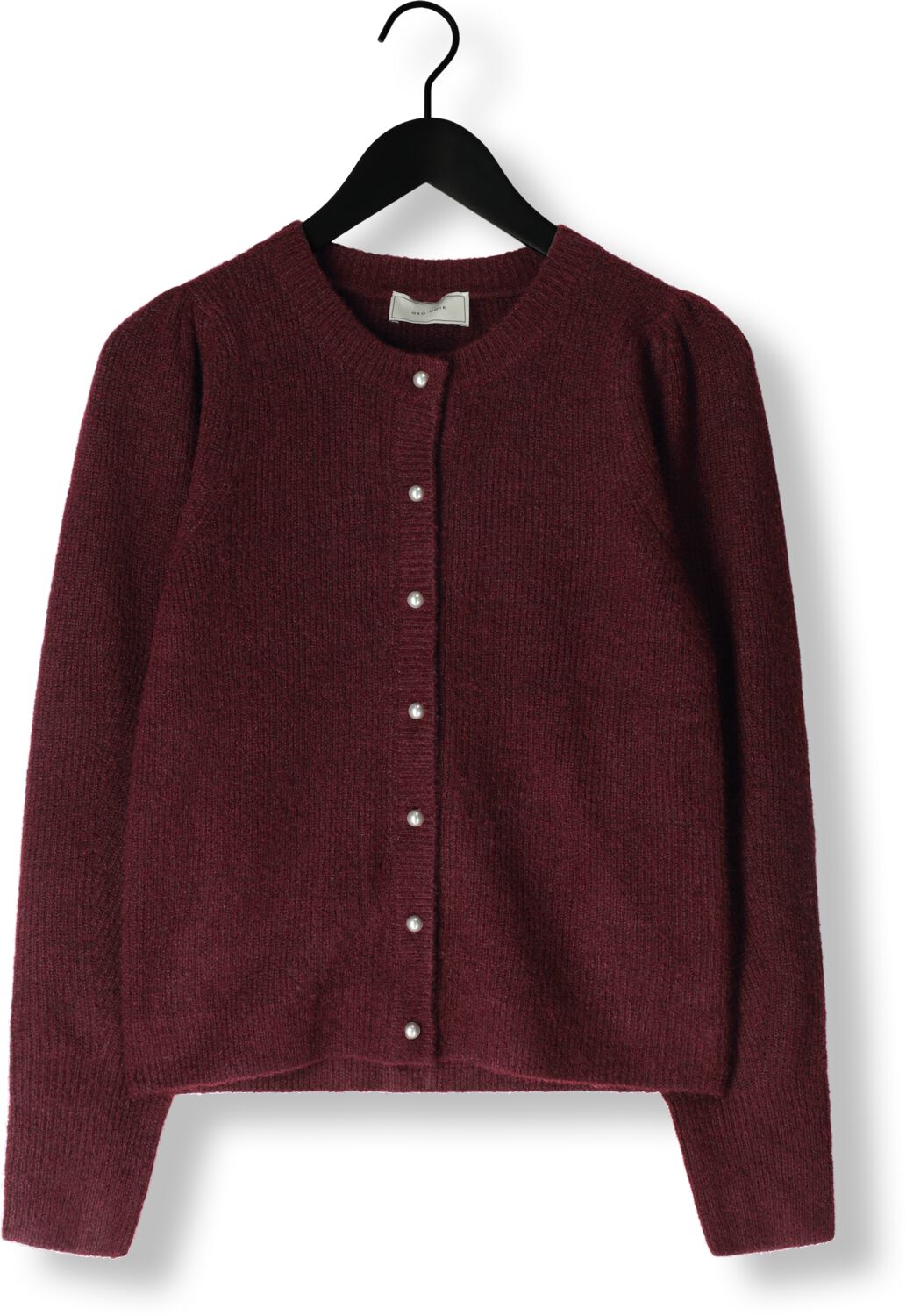 NEO NOIR Dames Truien & Vesten Nuna Knit Cardigan Bordeaux