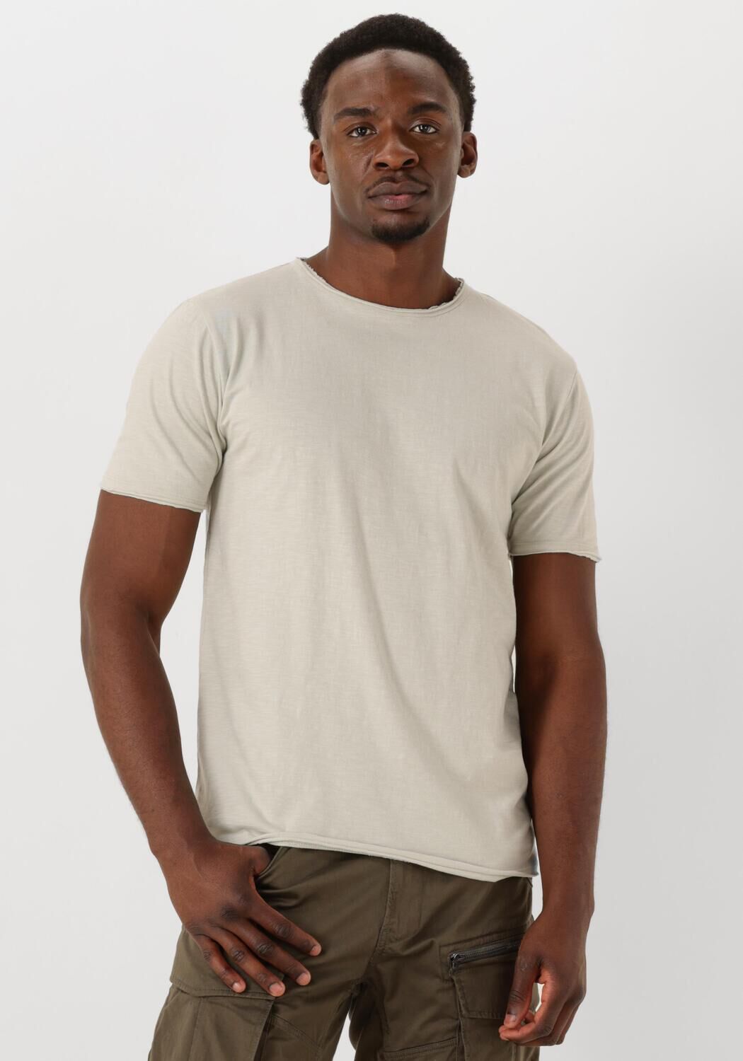 DSTREZZED Heren Polo's & T-shirts Mc Queen Tee Beige