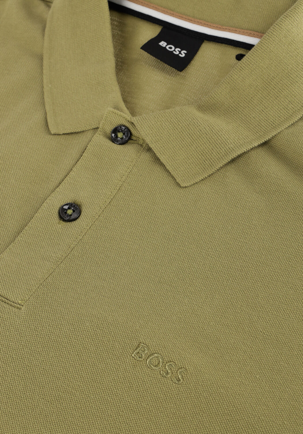 Khaki BOSS BLACK Polo PALLAS - large