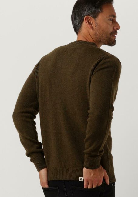 Donkergroene ANERKJENDT Trui AKRICO LAMBSWOOL KNIT - large