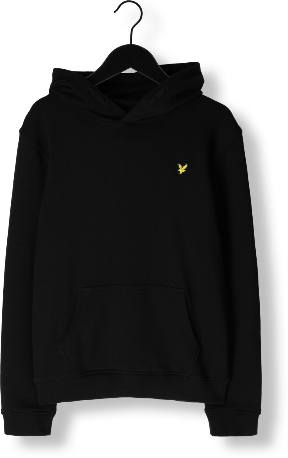 Lyle & Scott sweater zwart Jongens Katoen Capuchon Effen 110 116