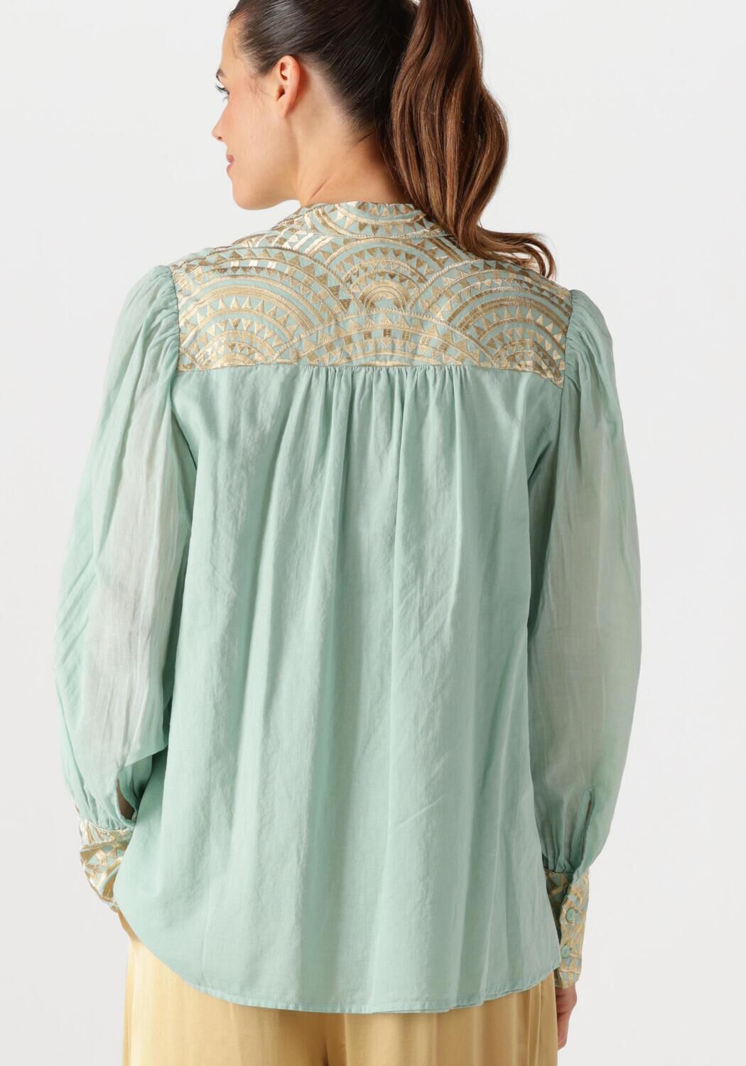 GREEK ARCHAIC KORI Dames Blouses 340452 Mint