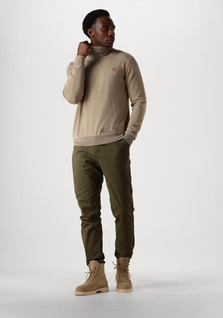 Beige SCOTCH & SODA Coltrui TURTLENECK VISCOSE SWEATER - large