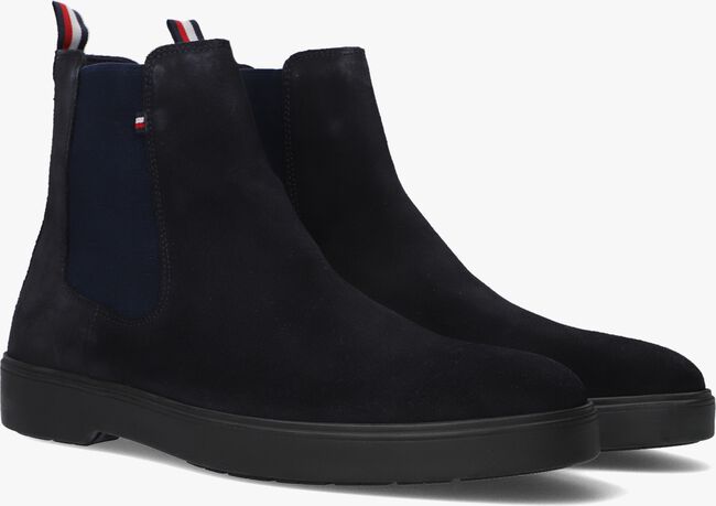 Blauwe TOMMY HILFIGER Chelsea boots CLASSIC HILFIGER SUEDE CHELSEA - large