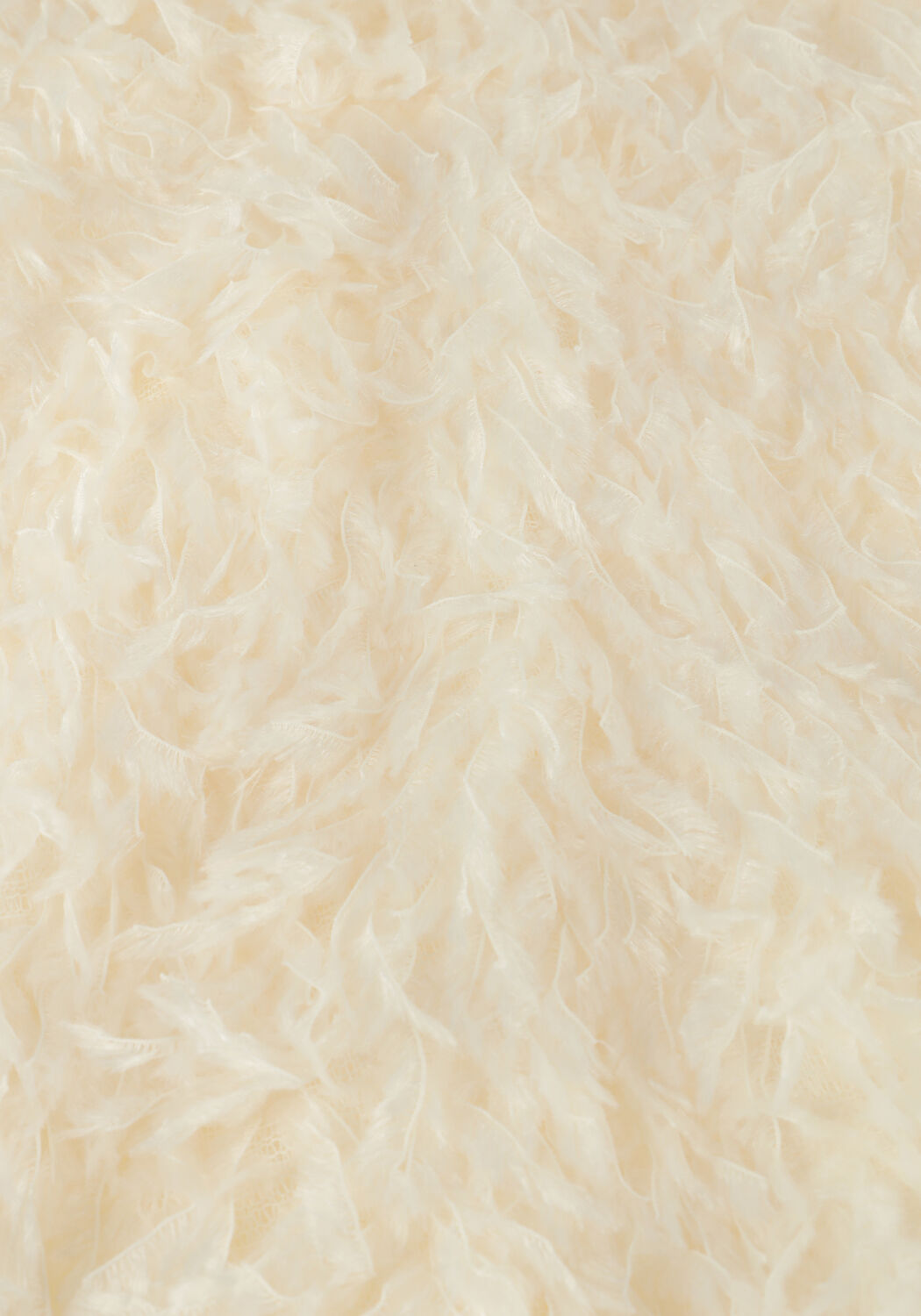 Ecru LIKE FLO Mini jurk FLO FEATHER DRESS - large