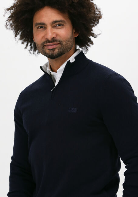 Donkerblauwe BOSS Sweater BARLO-N 10237307 - large