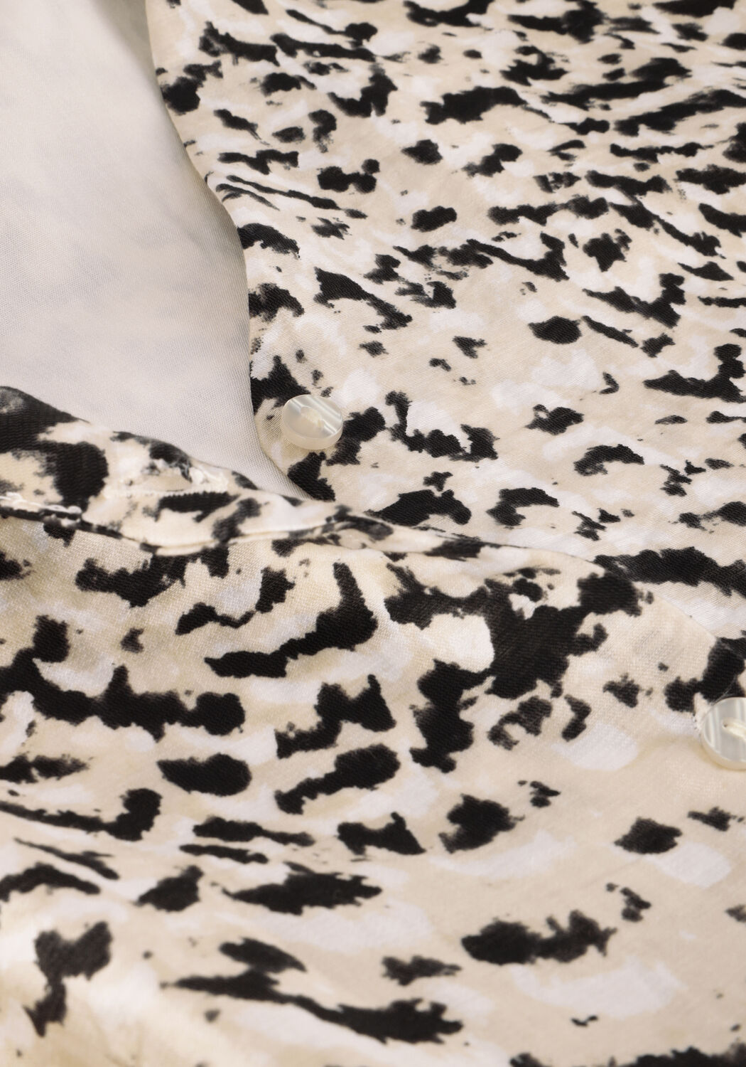 Beige MSCH COPENHAGEN Mini jurk MSCHPHILIDA MAIRE 3/4 DRESS AOP - large