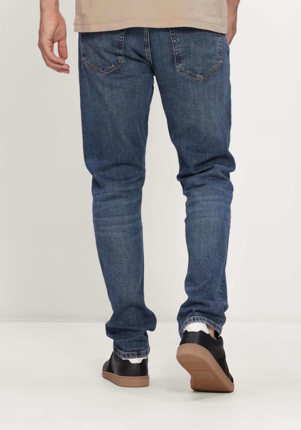 Blauwe TOMMY HILFIGER Slim fit jeans DENTON SMOKE BLUE - large