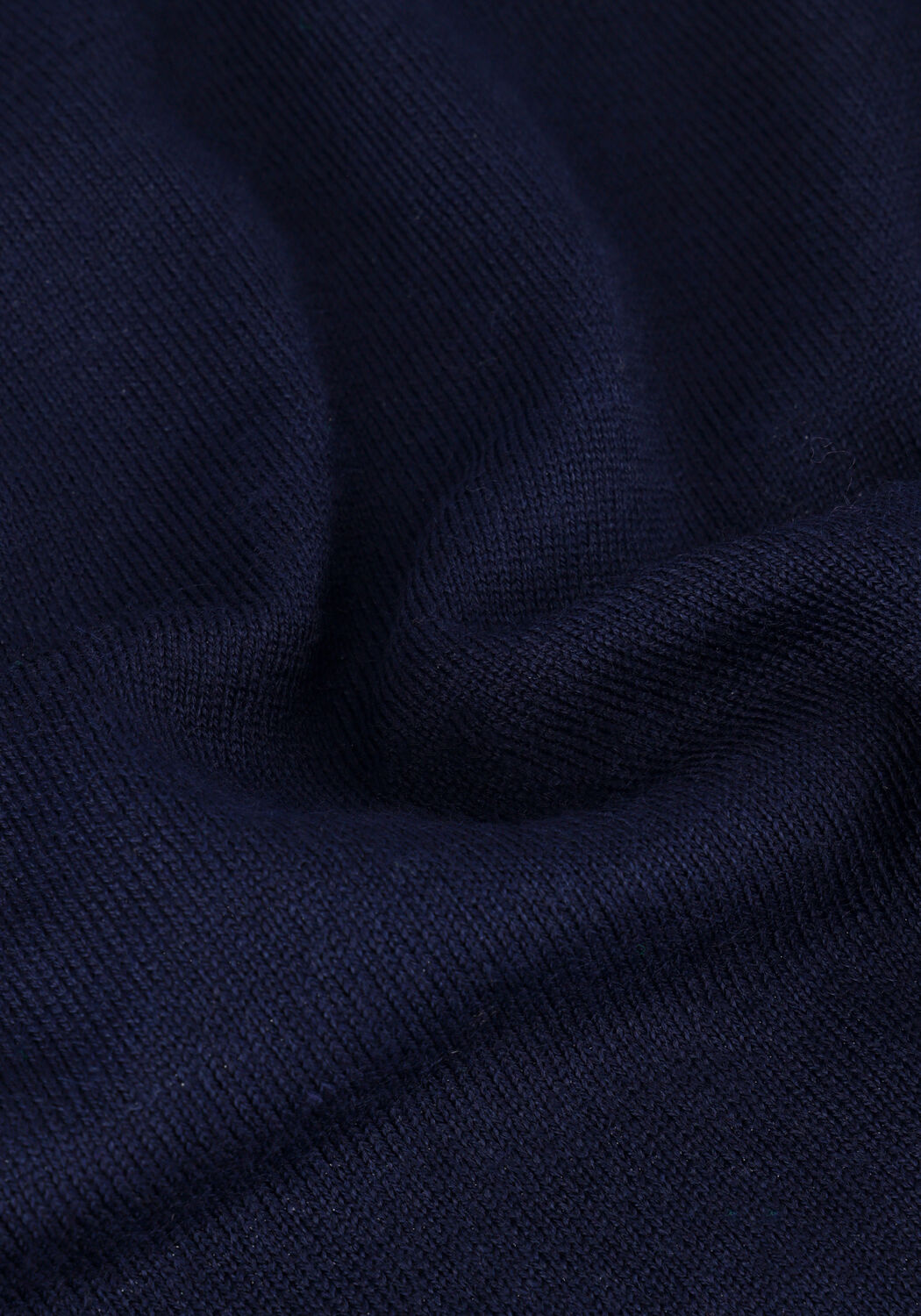 Donkerblauwe SELECTED MEN Trui SLHTOWN MERINO COOLMAX KNIT CREW - large