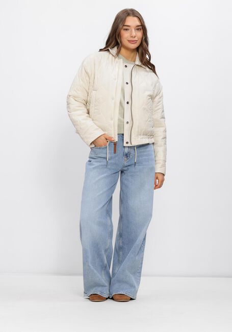 Ecru MOSCOW Gewatteerde jas 09-08-HAMELI - large