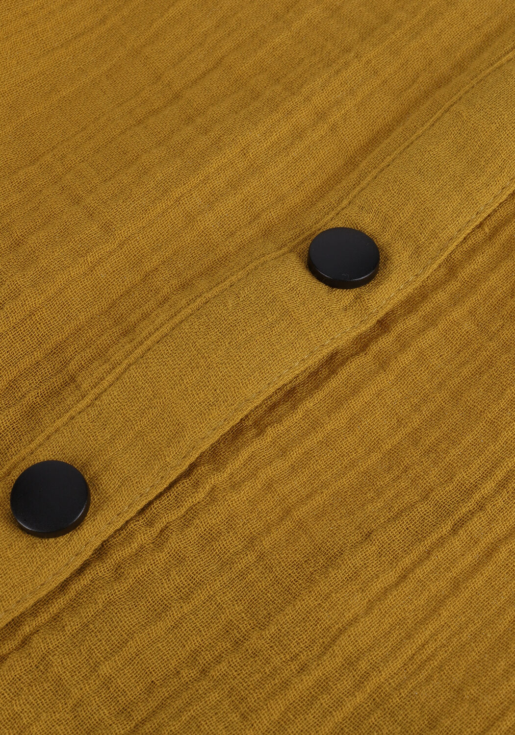 Gele POM AMSTERDAM Mini jurk MUSLIN - large