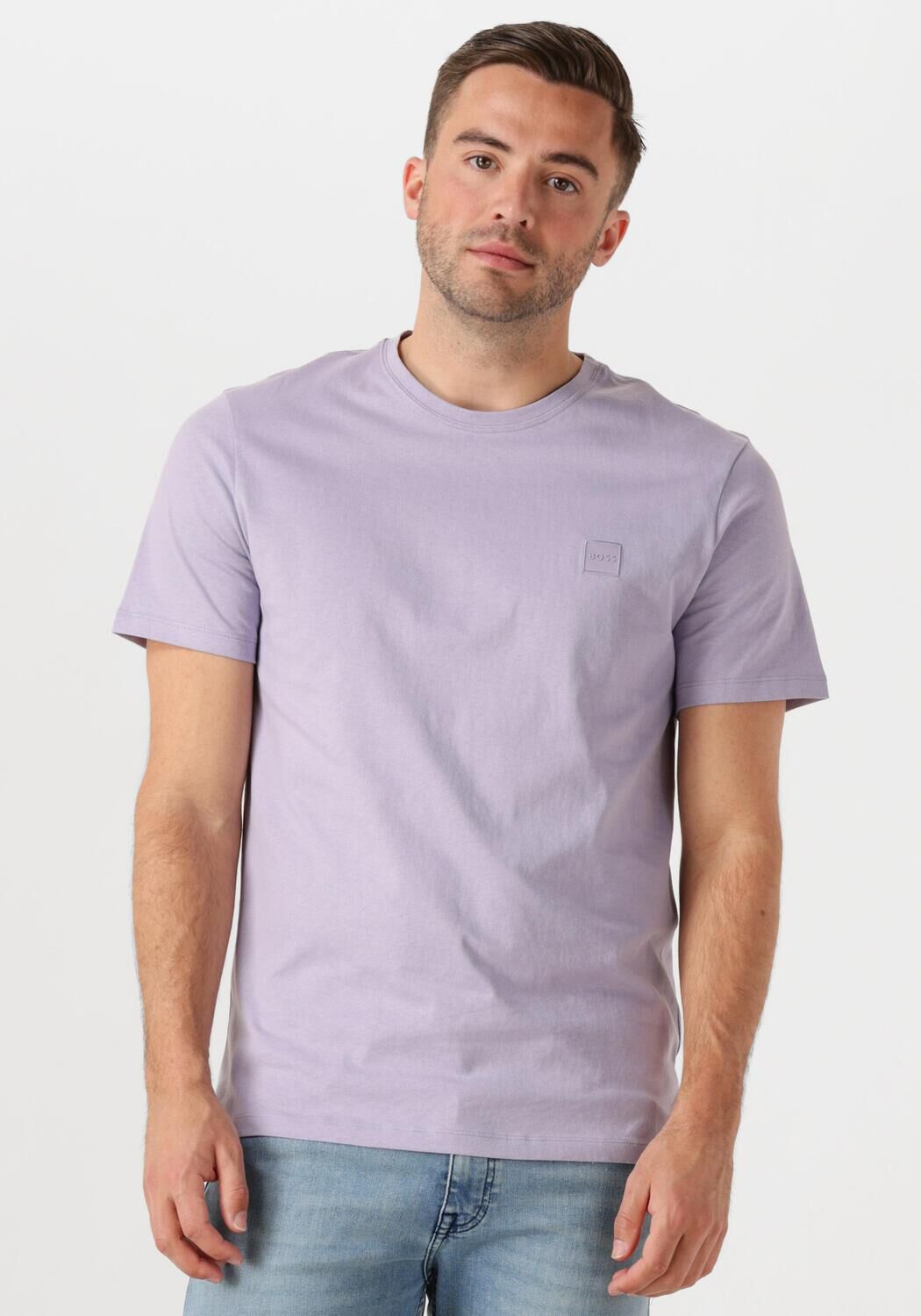 BOSS ORANGE Heren Polo's & T-shirts Tales Lila