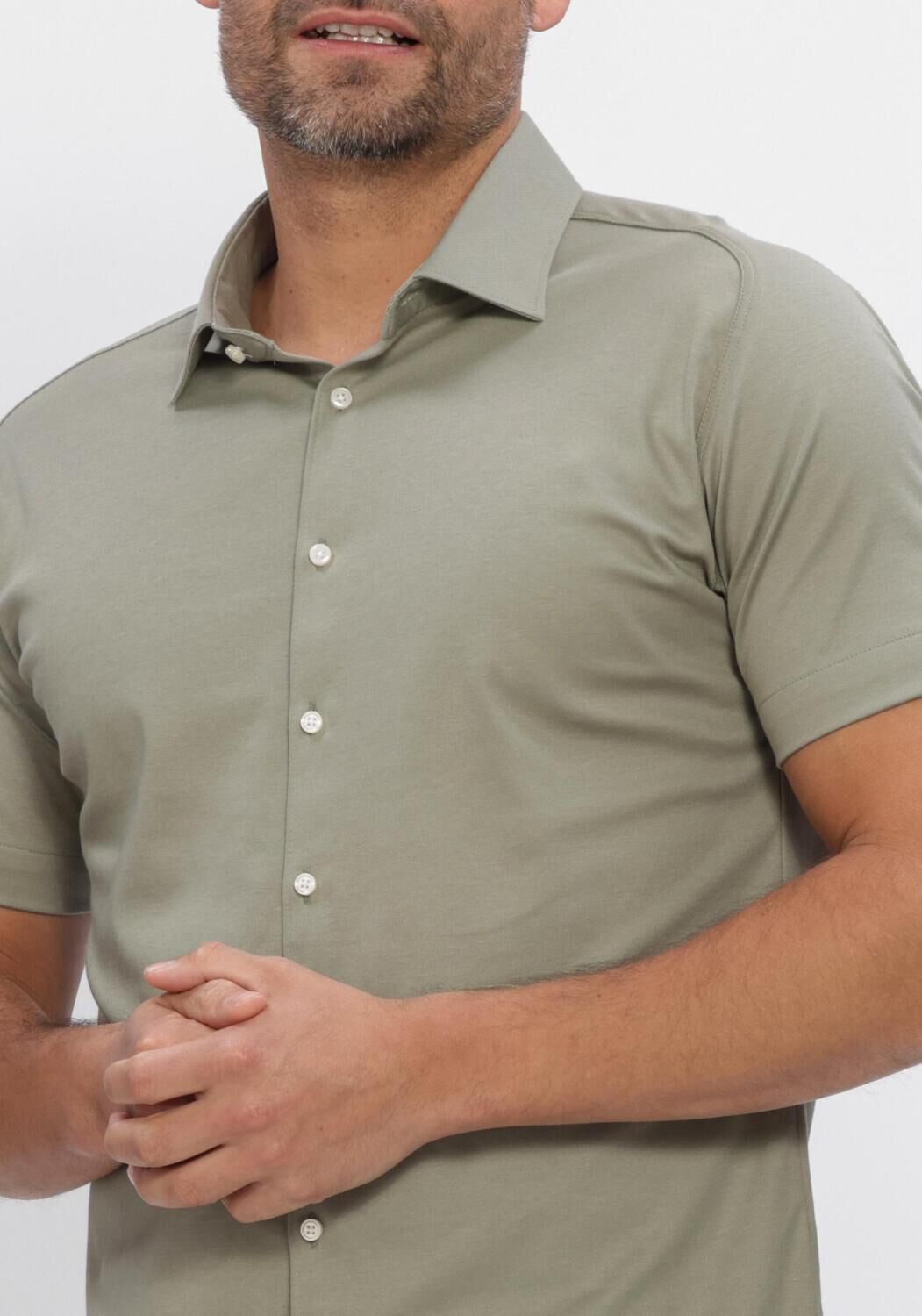 Groene DESOTO Casual overhemd CASUAL KENT 1/2 - large