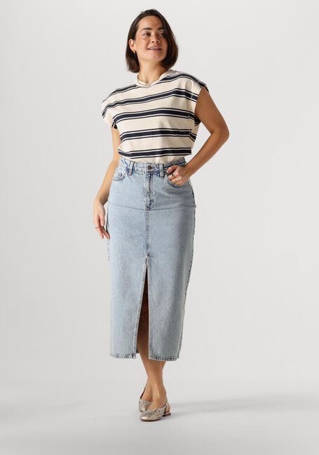 Blauwe BY-BAR T-shirt MASON STRIPE TOP - large
