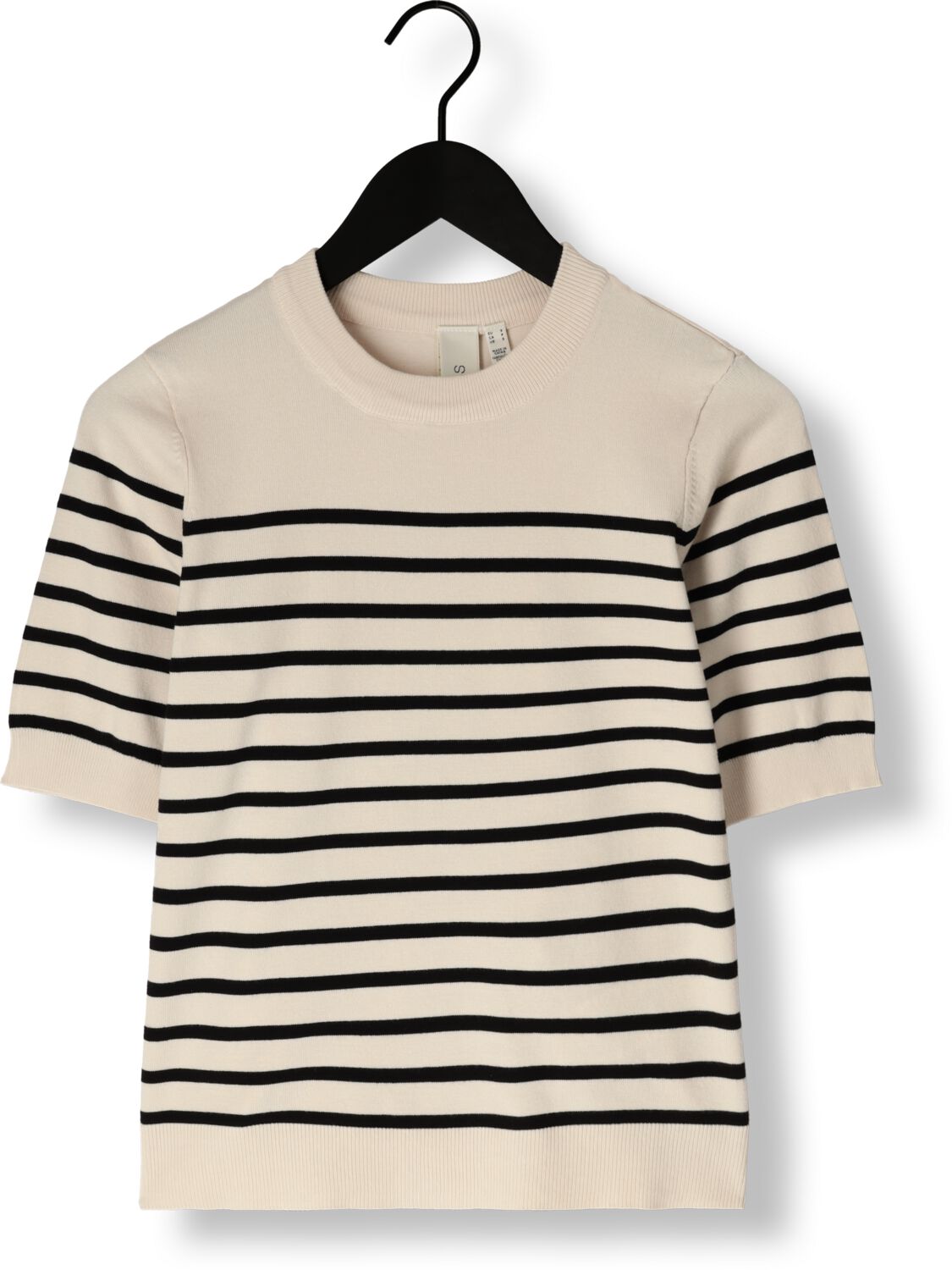 Y.A.S. Dames Truien & Vesten Yaslena Ss Knit Pullover S. Noos Gebroken Wit