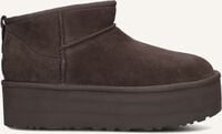 Bruine UGG Vachtlaarzen W CLASSIC ULTRA MINI PLATFORM - medium