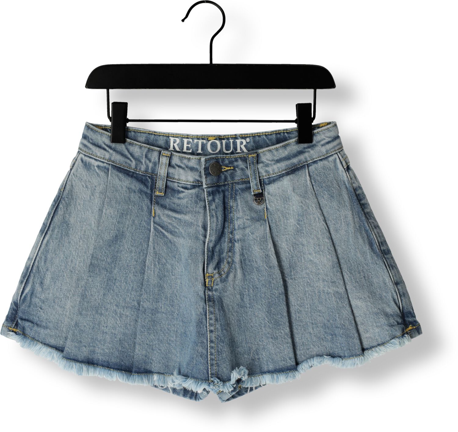 Retour Jeans skort Suus light blue denim Rok Blauw Effen 122 128