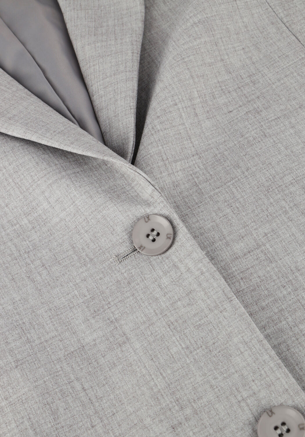 Lichtgrijze ALIX THE LABEL Blazer WOVEN FLOWY BLAZER - large