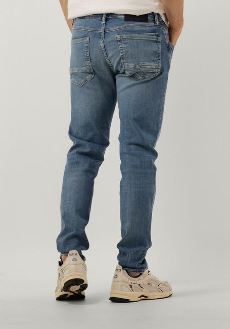Lichtblauwe CAST IRON Slim fit jeans SHIFTBACK REGULAR TAPERED MEDIUM INDIGO WASH - large