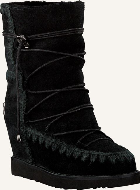 Zwarte MOU Vachtlaarzen ESKIMO FRENCH TOE LACE UP Zwarte MOU Vachtlaarzen ESKIMO FRENCH TOE LACE UP - large