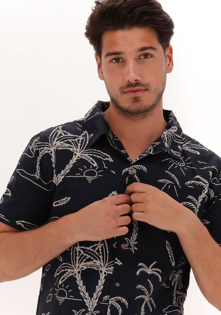 Donkerblauwe KULTIVATE Casual overhemd ST HOLIDAYS - large