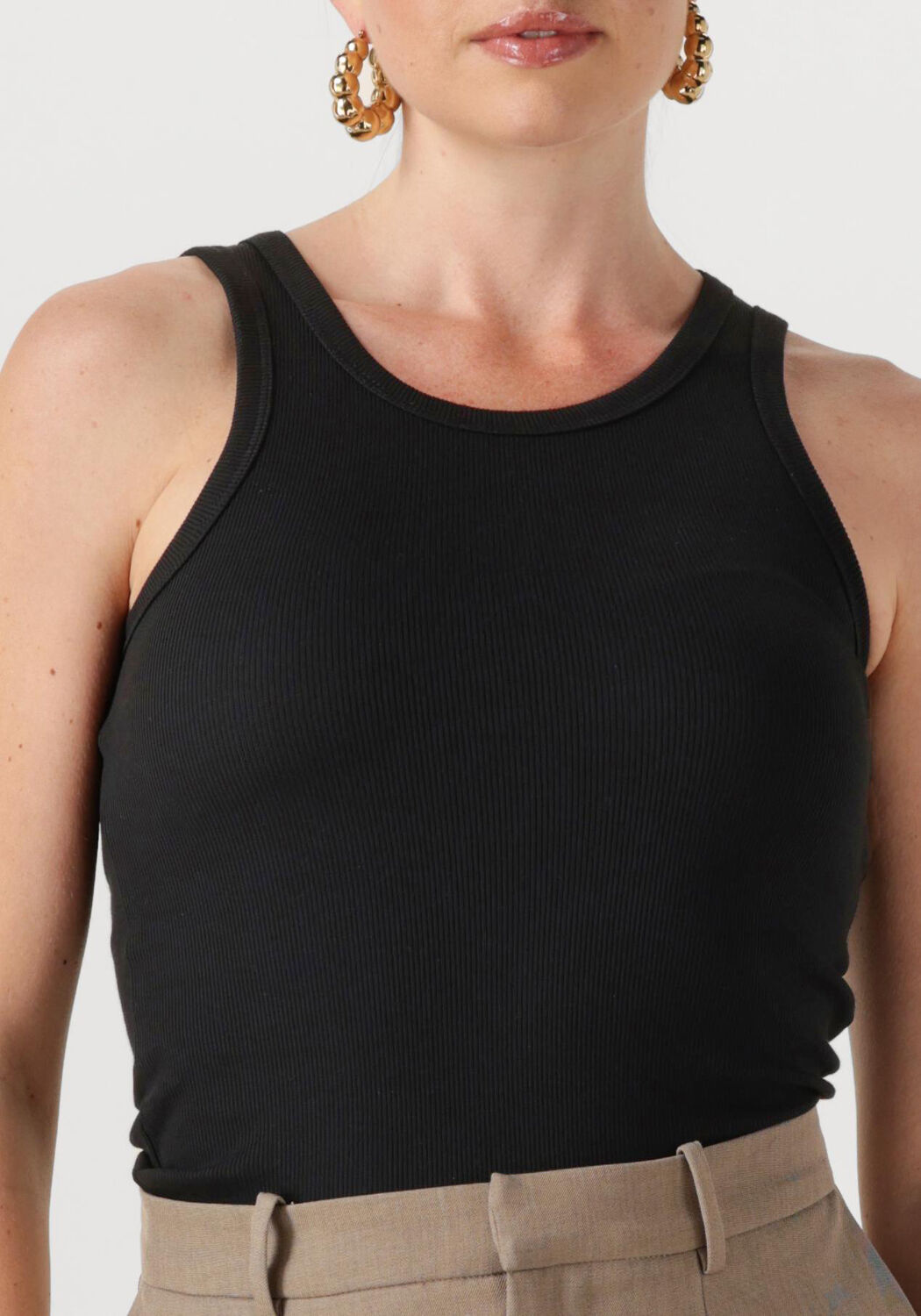 Zwarte WITHBLACK Top WBLDORDI TANK - large