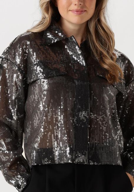 Zilveren COPENHAGEN MUSE Blouses CMTRUCKER-JACKET - large