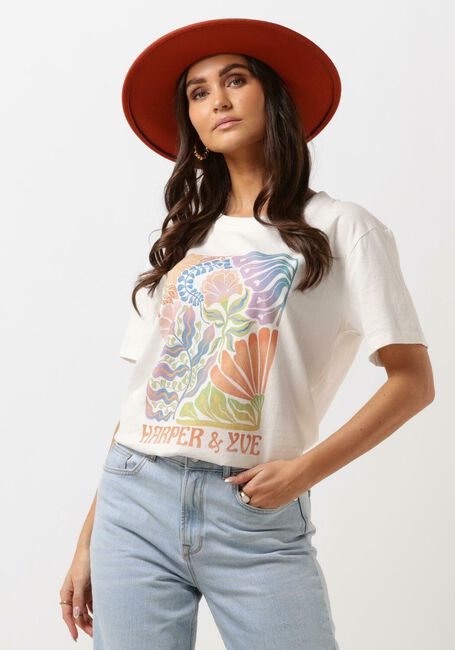 Gebroken wit HARPER & YVE T-shirt ARTY-SS - large