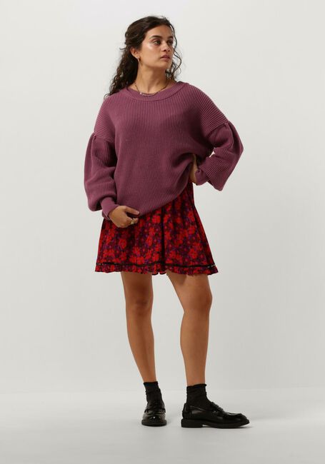 Paarse YDENCE Trui KNITTED SWEATER JENNY - large