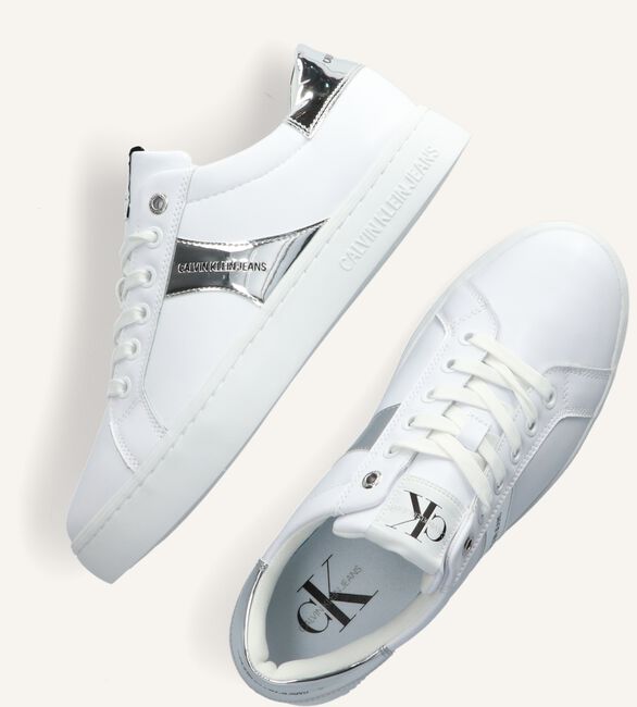 Witte CALVIN KLEIN Lage sneakers CUPSOLE LACEUP Witte CALVIN KLEIN Lage sneakers CUPSOLE LACEUP - large