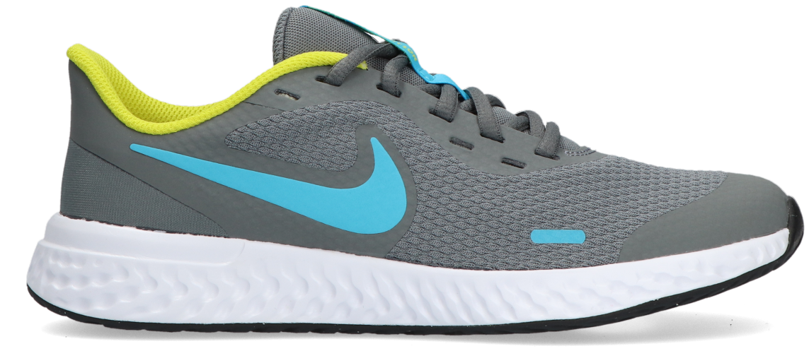 Grijze NIKE Lage sneakers REVOLUTION 5 (GS) | Omoda