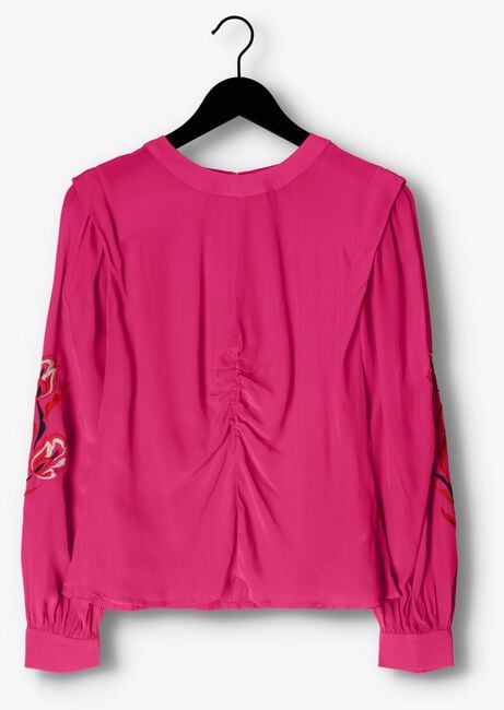 Roze SCOTCH & SODA Blouse RUCHED WAIST BLOUSE WITH EXTENDED SHOULDER - large