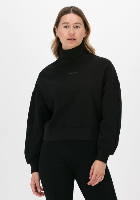 Zwarte CALVIN KLEIN Coltrui LOGO TRIM ROLL NECK - large