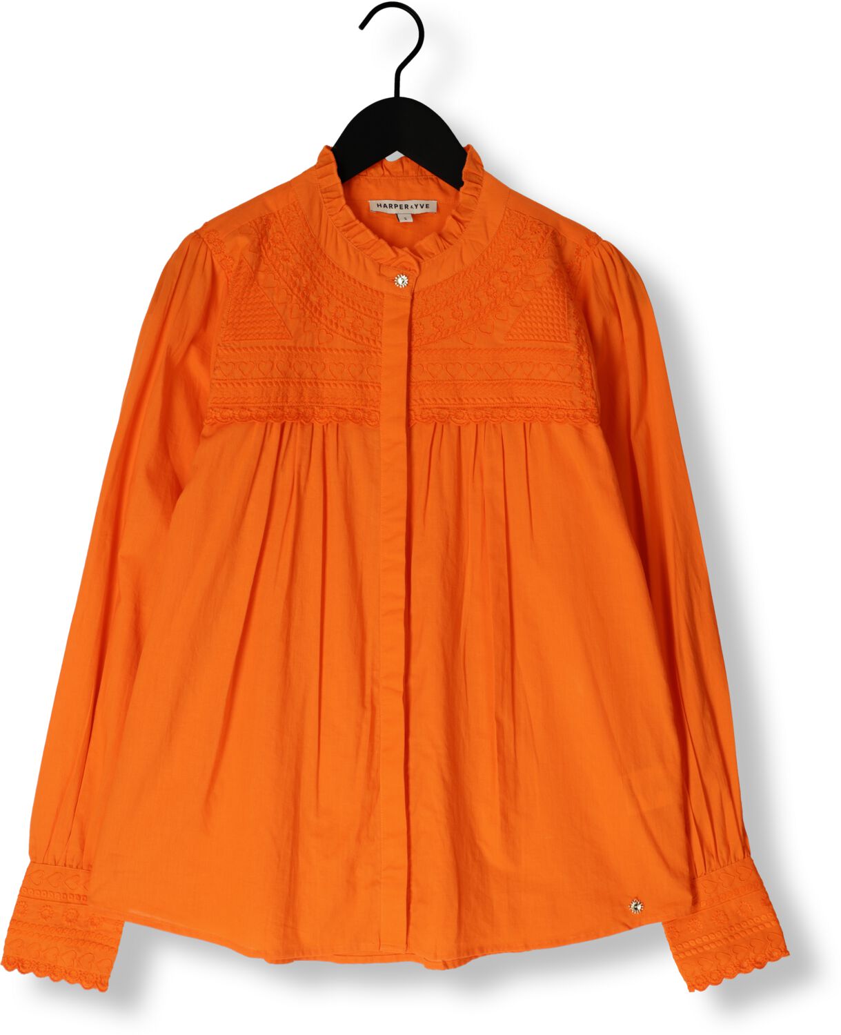 HARPER & YVE Dames Blouses Yasmin-ls Oranje