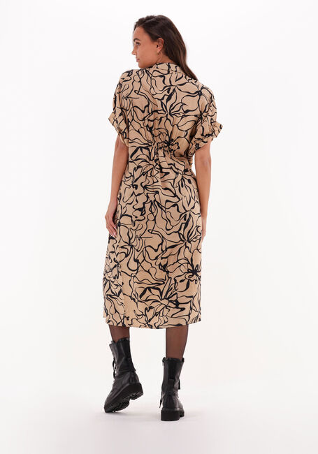 Camel OBJECT Midi jurk TIANA SS SHIRT DRESS - large