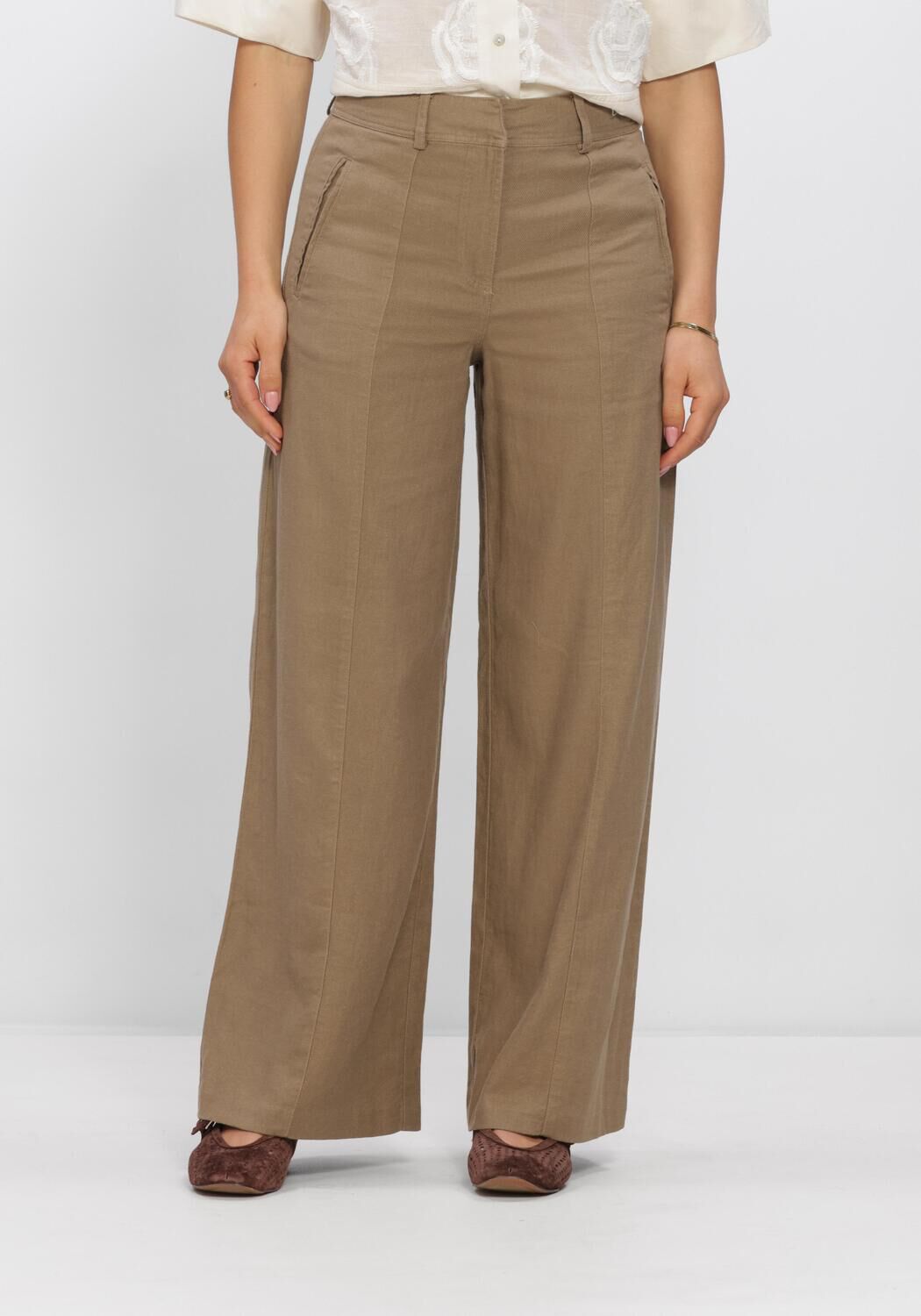 Oker ROUGE EDIT Blazers ROUSUMMER HW W/F TROUSER