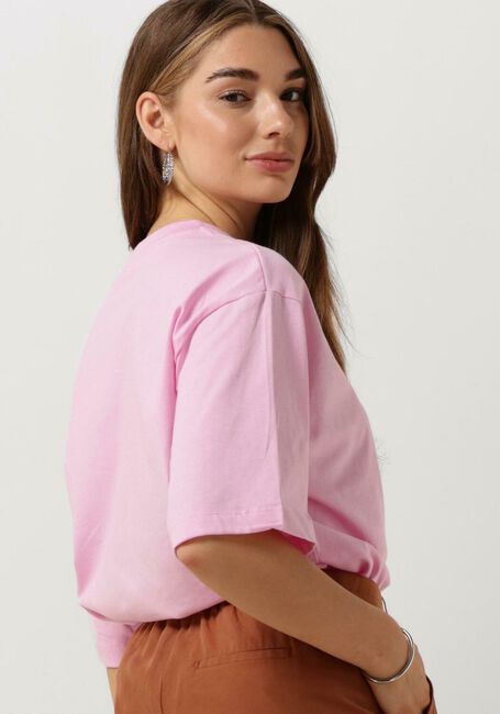 Paarse OBJECT T-shirt OBJGIMA 2/4 OVERSIZE T-SHIRT - large